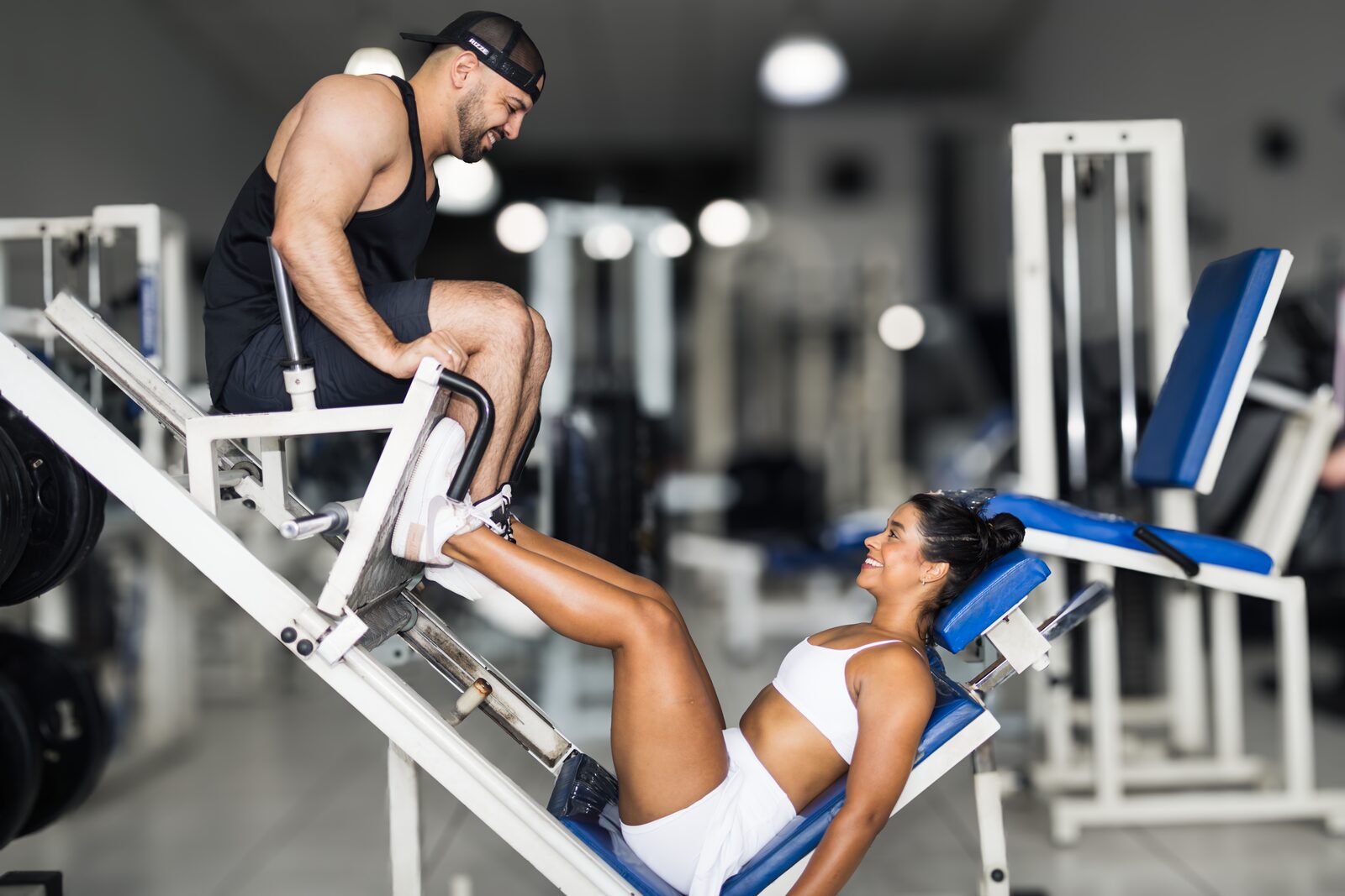 Ensaio fotográfico fitness em academia