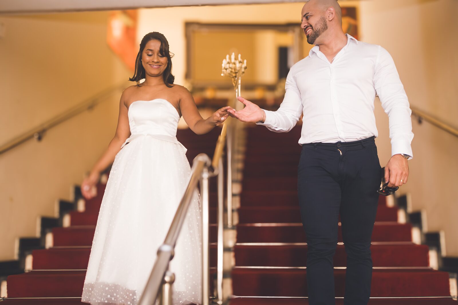 Composição editorial dos noivos — ensaio de casamento